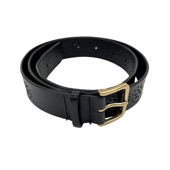 J.Crew perfored floral women’s belt square buckle - Picture 2 of 4